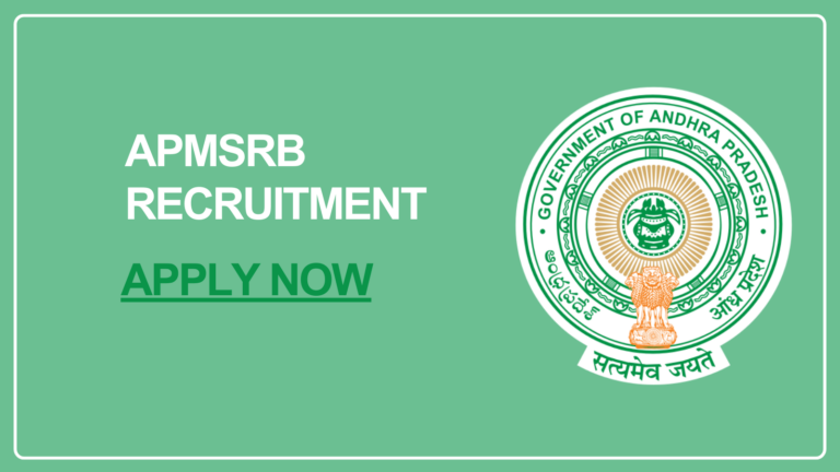 APMSRB Recruitment 2025