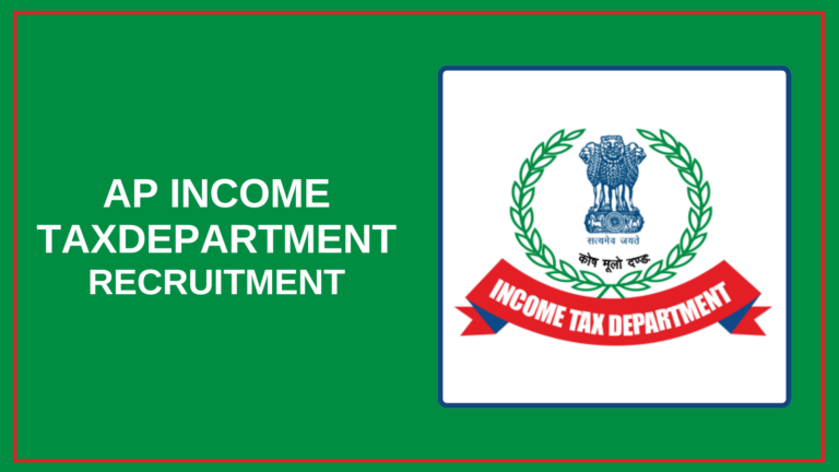 AP Income Tax Department Jobs 2025